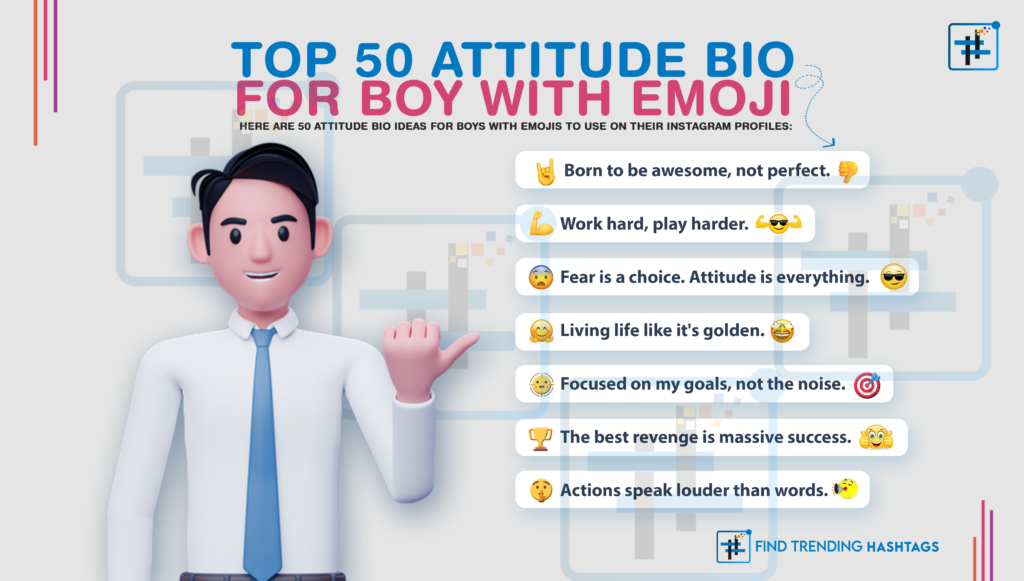 Top 50 Attitude Bio For Boy With Emoji